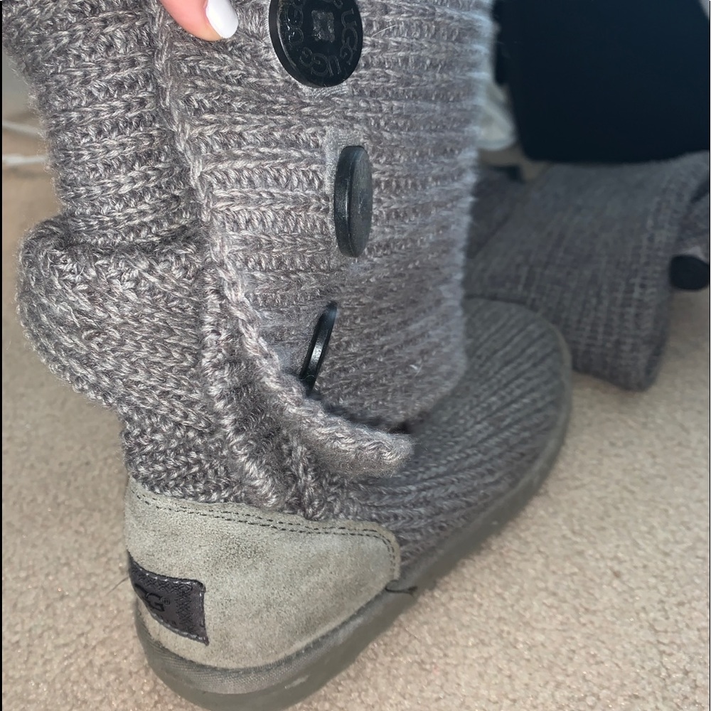 Knit Grey Ugg Boots